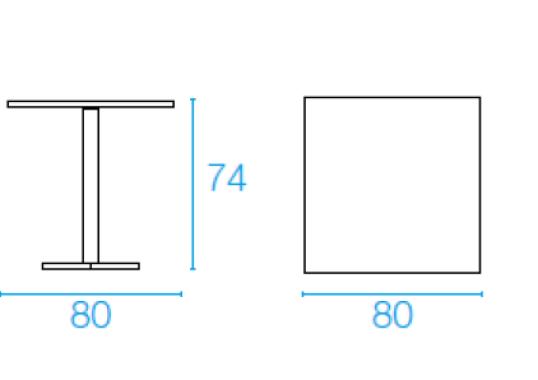 Уличный стол от фабрики Emu модель 52DARWINTABLECOLLAPSIBLE
