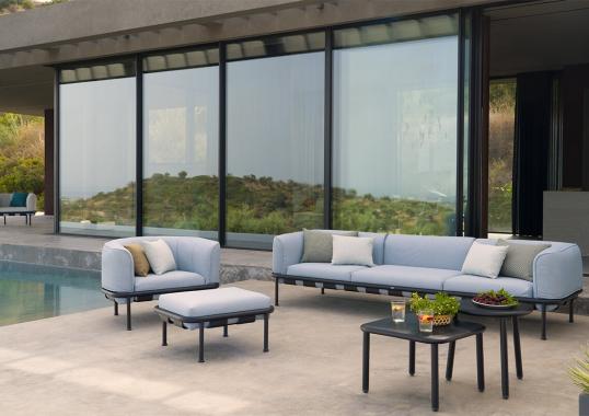 Уличный диван от фабрики Emu модель DOCK SOFA 742 + 743