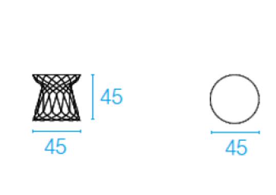 Уличный пуф от фабрики Emu модель 575