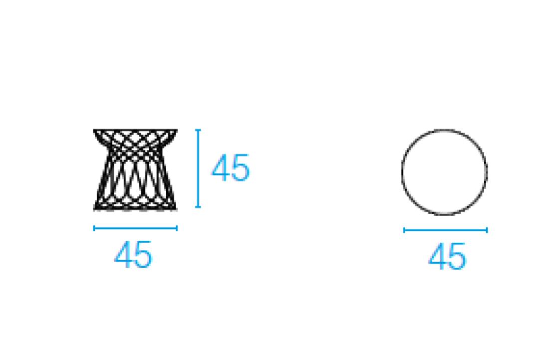Уличный пуф от фабрики Emu модель 575