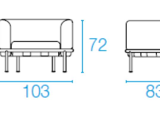 Уличное кресло от фабрики Emu модель 744