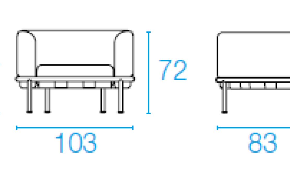 Уличное кресло от фабрики Emu модель 744