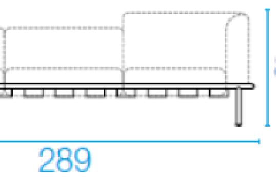 Уличный диван от фабрики Emu модель DOCK SOFA 742 + 743
