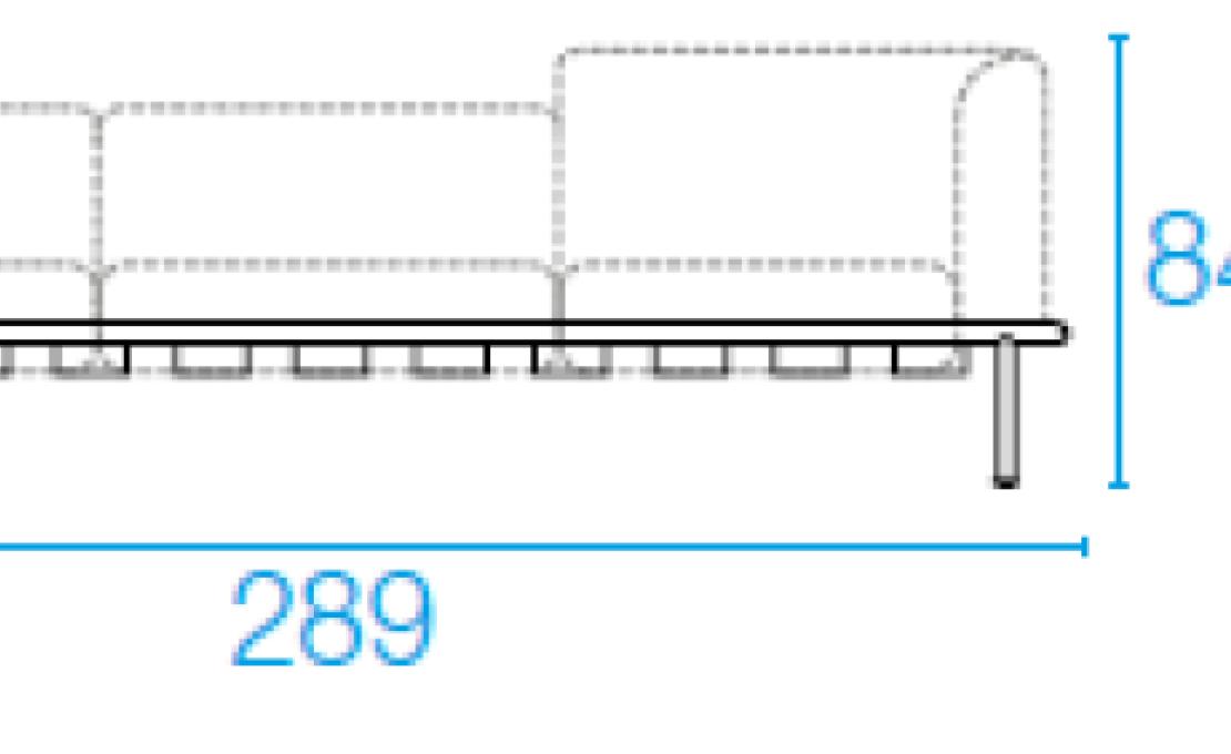 Уличный диван от фабрики Emu модель DOCK SOFA 742 + 743