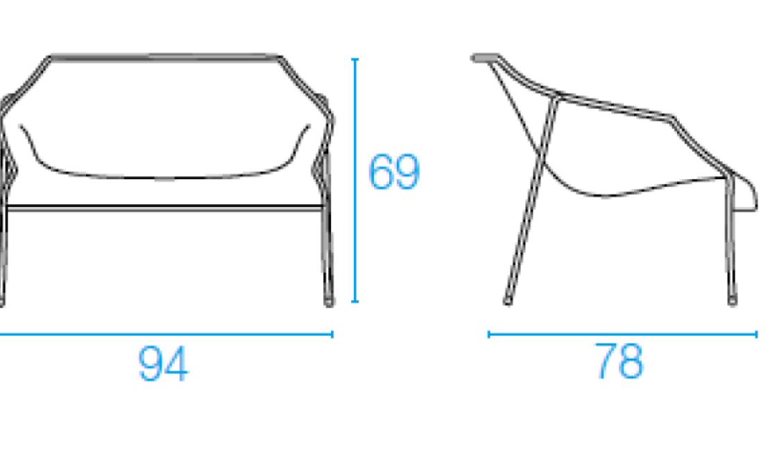 Кресло от фабрики Emu модель 487