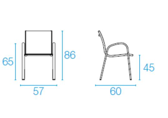 Уличное кресло от фабрики Emu модель 1310