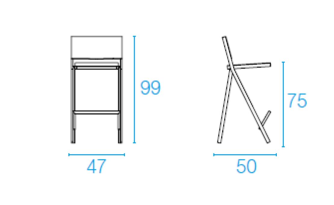 Барный стул от фабрики Emu модель 412