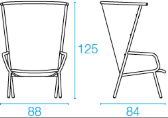 Уличное кресло от фабрики Emu модель 627