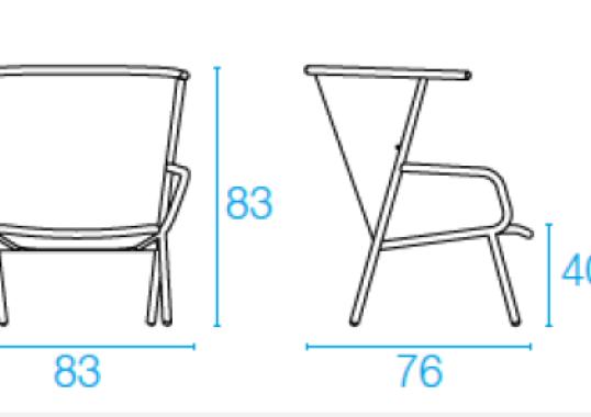 Уличное кресло от фабрики Emu модель 627