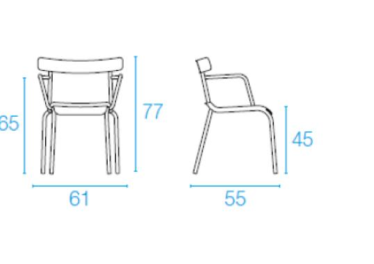 Стул от фабрики Emu модель 638