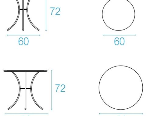 Уличный стол от фабрики Emu модель PIGALLE TABLE