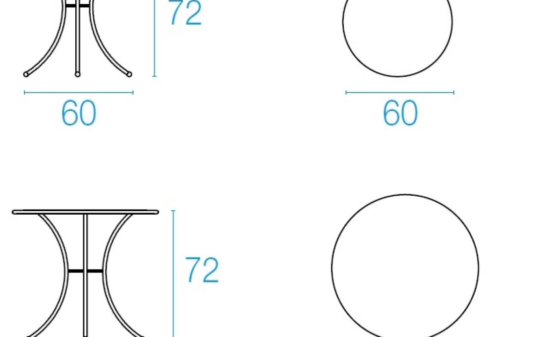Уличный стол от фабрики Emu модель PIGALLE TABLE