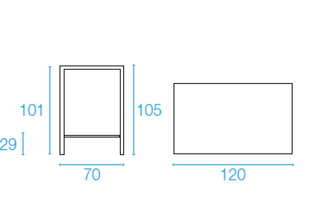 Стол от фабрики Emu модель 89NOVAHIGHTABLE