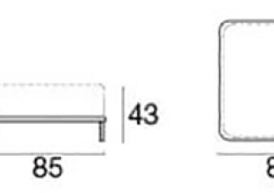Уличный пуф от фабрики Emu модель 1085 Cannolè Pouf