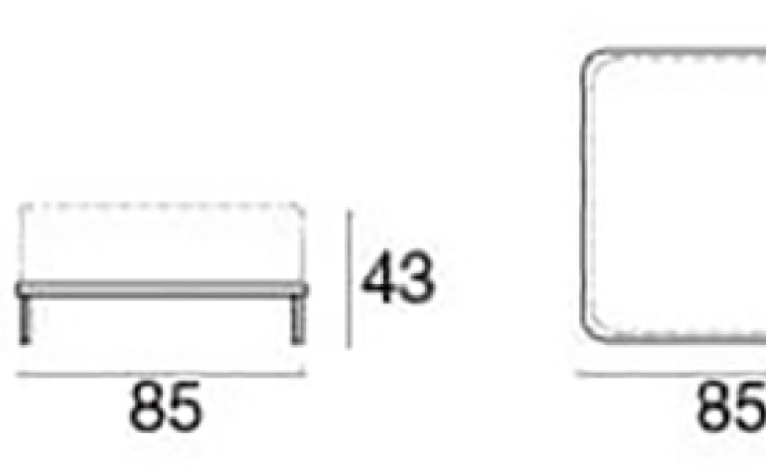 Уличный пуф от фабрики Emu модель 1085 Cannolè Pouf