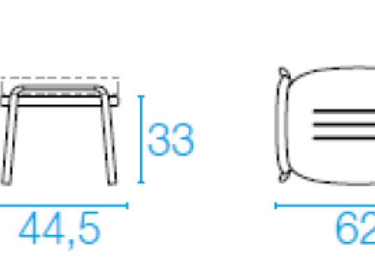 Уличный пуф от фабрики Emu модель 1222