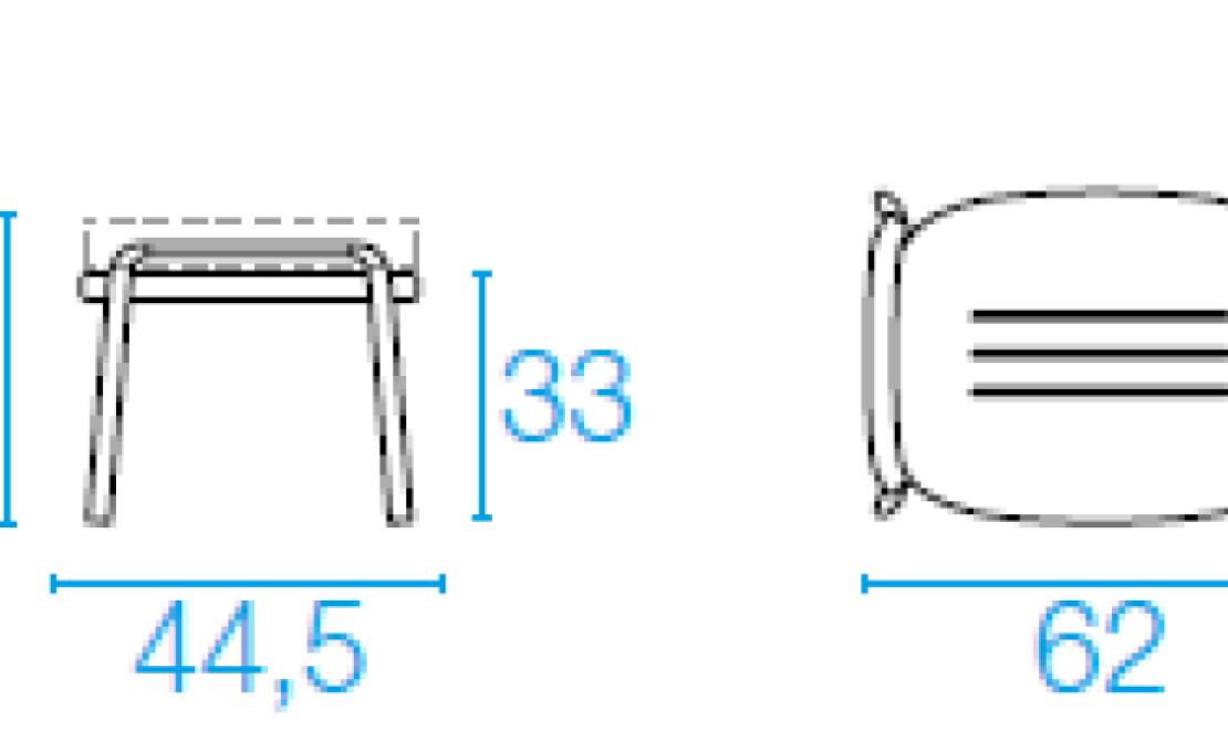 Уличный пуф от фабрики Emu модель 1222