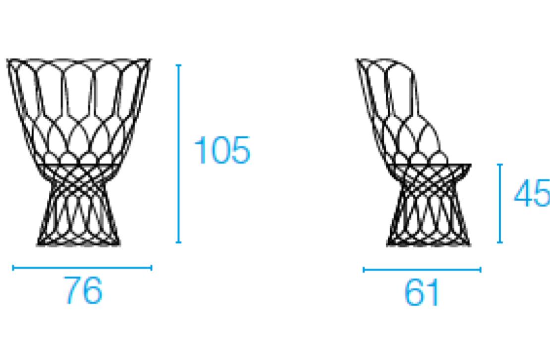 Уличное кресло от фабрики Emu модель 566