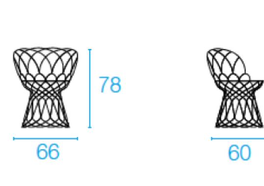 Уличный стул от фабрики Emu модель 565