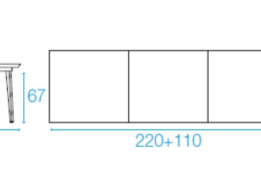 Стол от фабрики Emu модель 34PLUS4EXTENSIBLETABLE