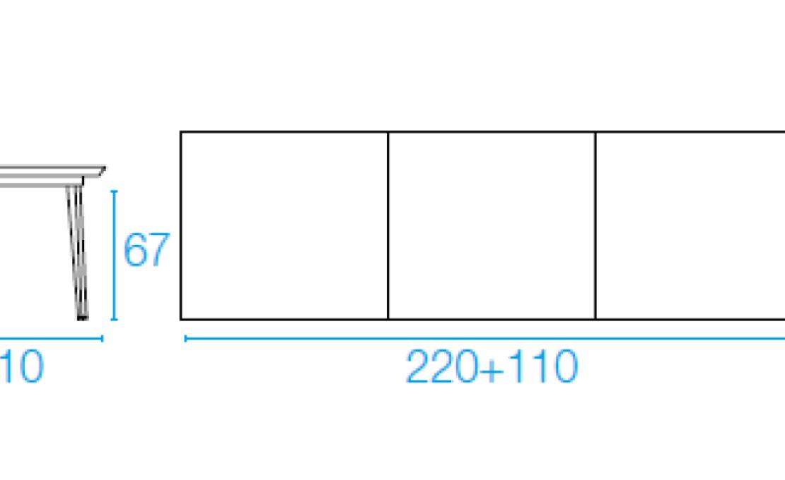Стол от фабрики Emu модель 34PLUS4EXTENSIBLETABLE