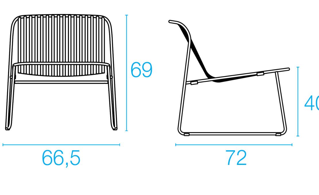 Уличное кресло от фабрики Emu модель Riviera  437 Arm