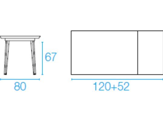 Уличный стол от фабрики Emu модель 3484