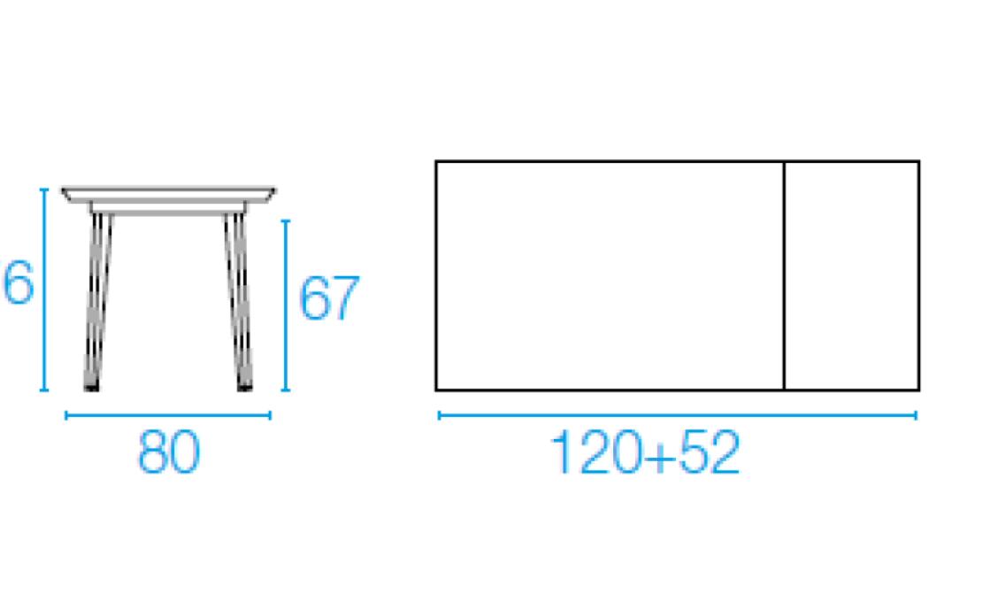Уличный стол от фабрики Emu модель 3484