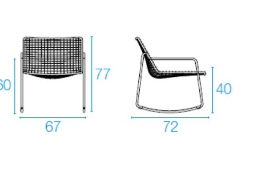 Кресло от фабрики Emu модель 795