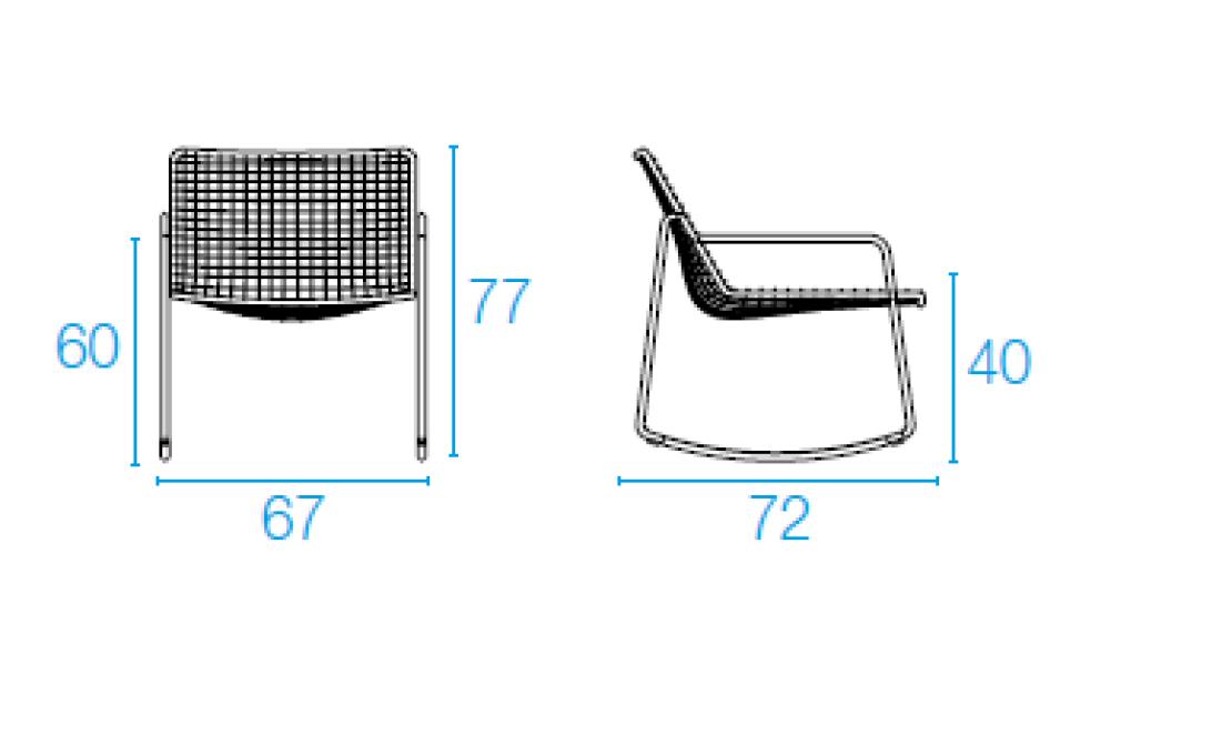 Кресло от фабрики Emu модель 795