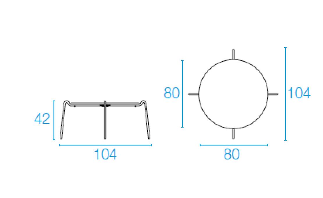 Журнальный столик от фабрики Emu модель 797