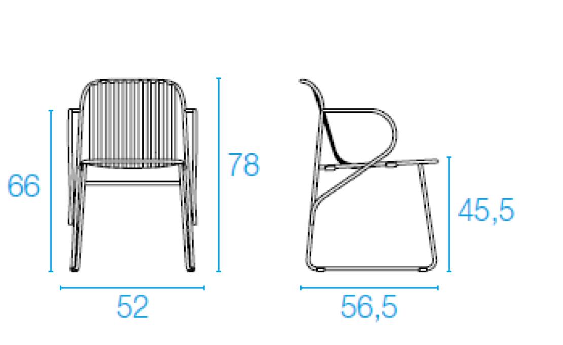 Кресло от фабрики Emu модель 435