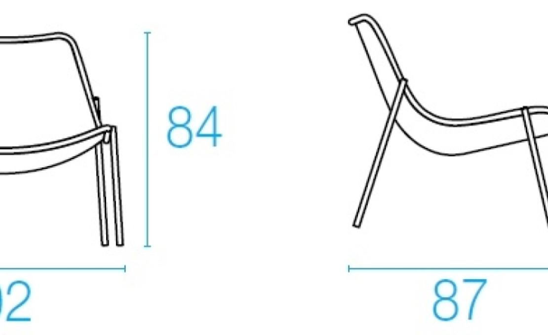 Уличное кресло от фабрики Emu модель 469
