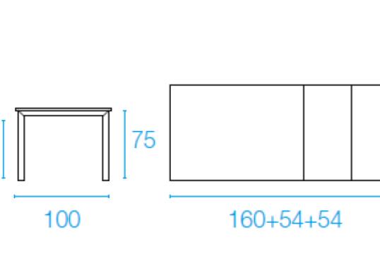 Стол от фабрики Emu модель 479/480EXTENSIBLETABLE