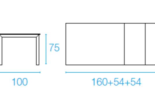 Стол от фабрики Emu модель 479/480EXTENSIBLETABLE