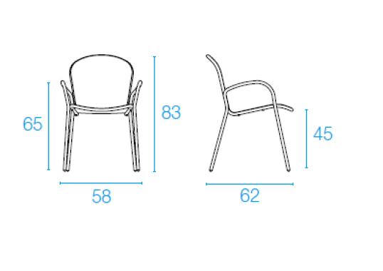 Кресло от фабрики Emu модель 458
