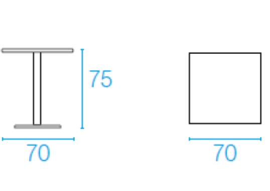 Стол от фабрики Emu модель 47ROUNDSQUARETABLE