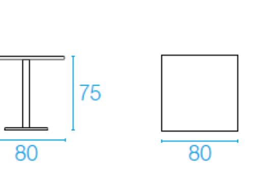Стол от фабрики Emu модель 47ROUNDSQUARETABLE