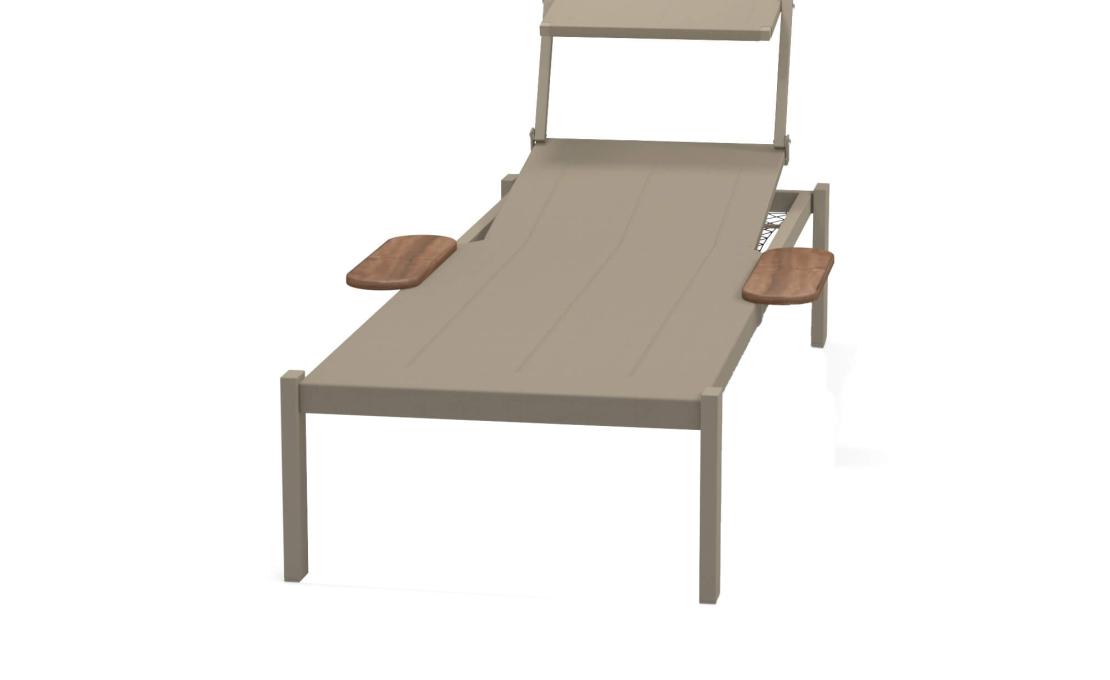 Шезлонг уличныйот фабрики Emu модель Shine 295