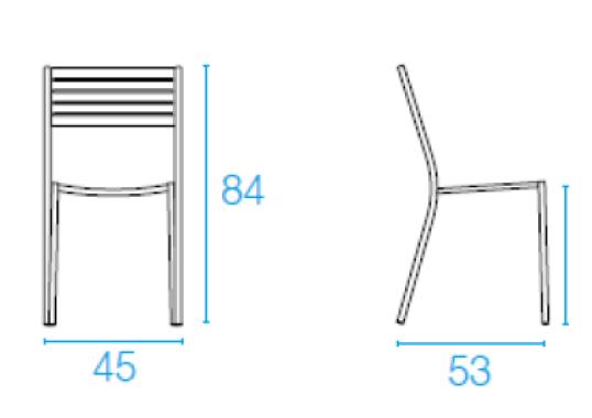 Стул от фабрики Emu модель 263 Segno 