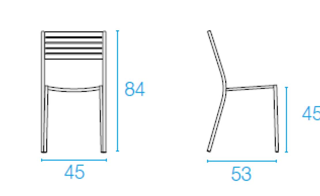 Стул от фабрики Emu модель 263 Segno 