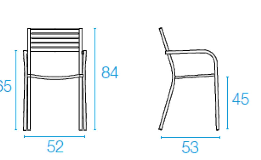 Кресло от фабрики Emu модель 268/267