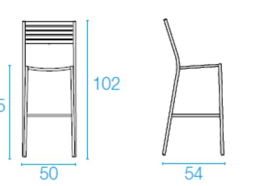 Барный стул от фабрики Emu модель 264