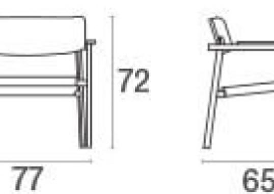Уличное кресло от фабрики Emu модель Shine 249
