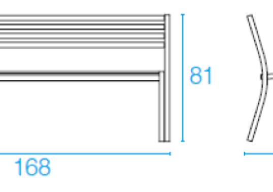 Банкетка от фабрики Emu модель 158/159SEGNOBENCH