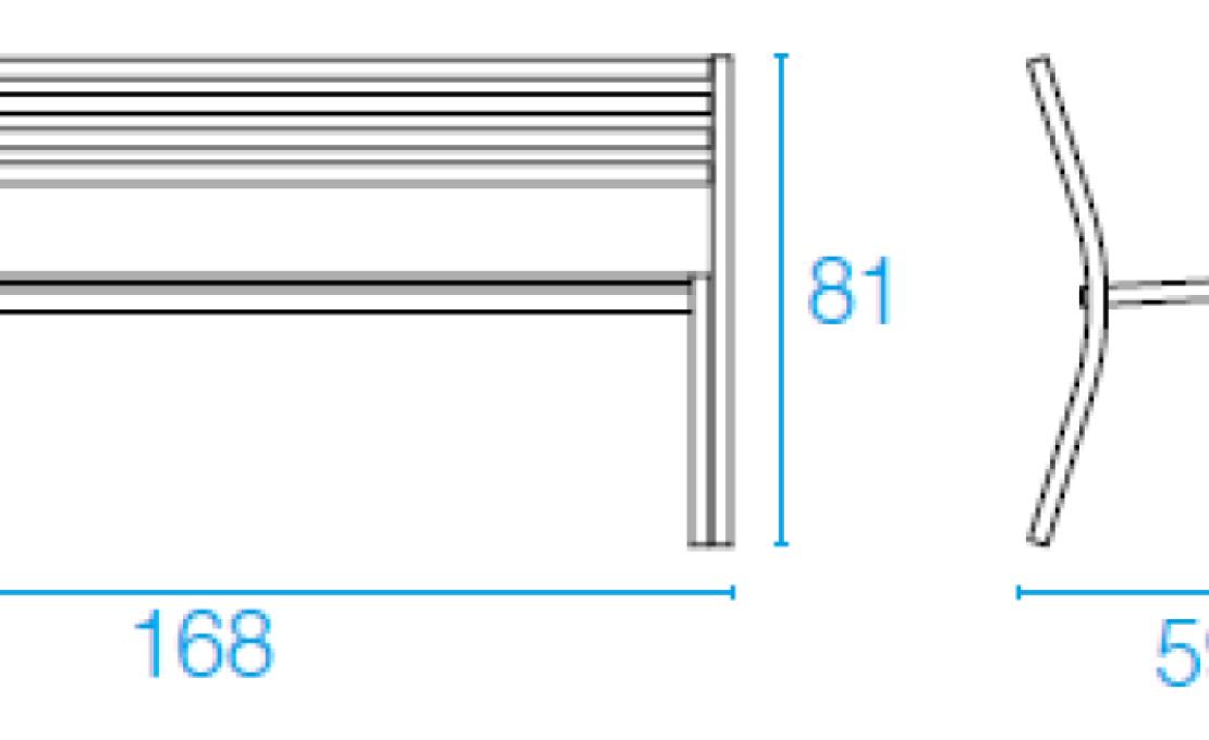 Банкетка от фабрики Emu модель 158/159SEGNOBENCH