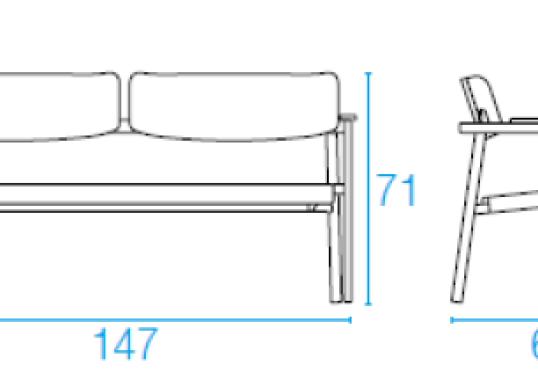 Диван от фабрики Emu модель 260 Shine Sofa