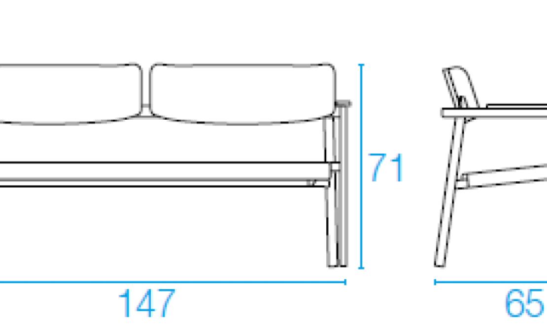 Диван от фабрики Emu модель 260 Shine Sofa