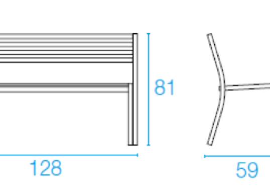 Банкетка от фабрики Emu модель 158/159SEGNOBENCH