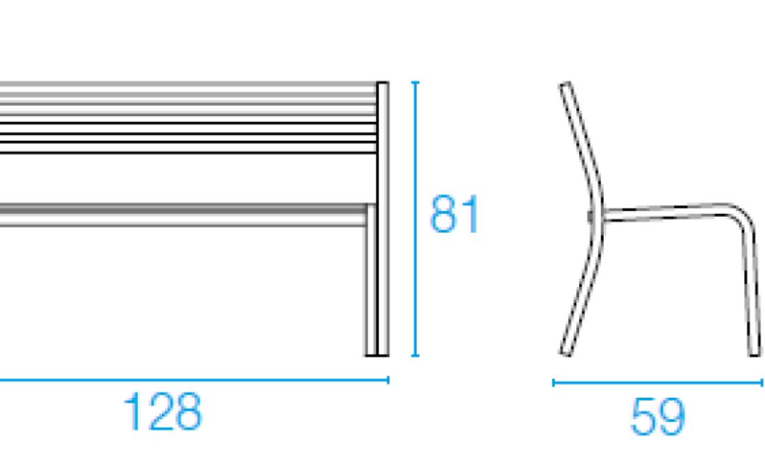 Банкетка от фабрики Emu модель 158/159SEGNOBENCH